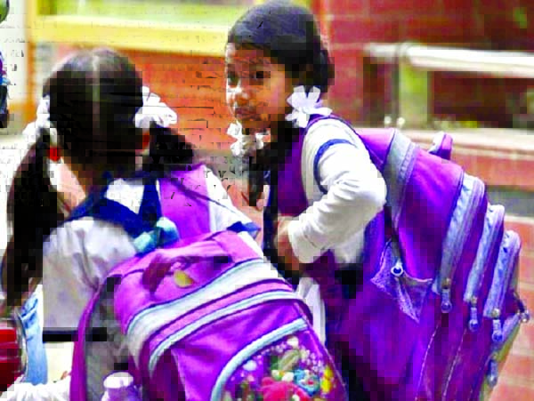 The High Court on Wednesday asked the government to enact a law asking for not to force the school children to carry overweight bag of more than 10 per cent of their weight.