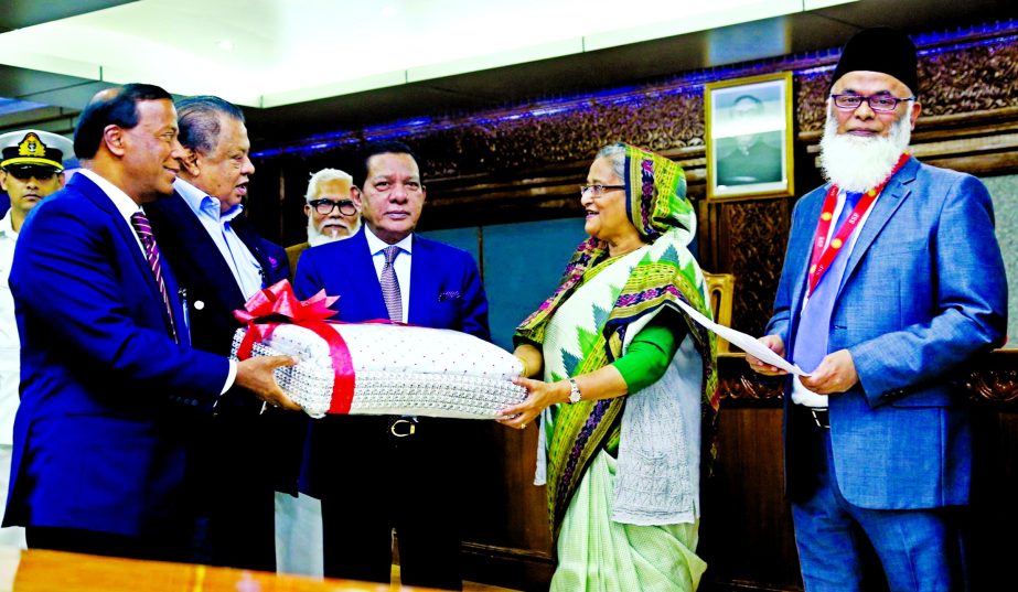 United Commercial Bank Limited donated 25 thousand pieces of blankets to Prime Minister's relief fund recently. MA Sabur, Chairman, Md Jahangir Alam Khan, Director and Chairman of Risk Management Committee and MA Hashem, Director of the bank handed over