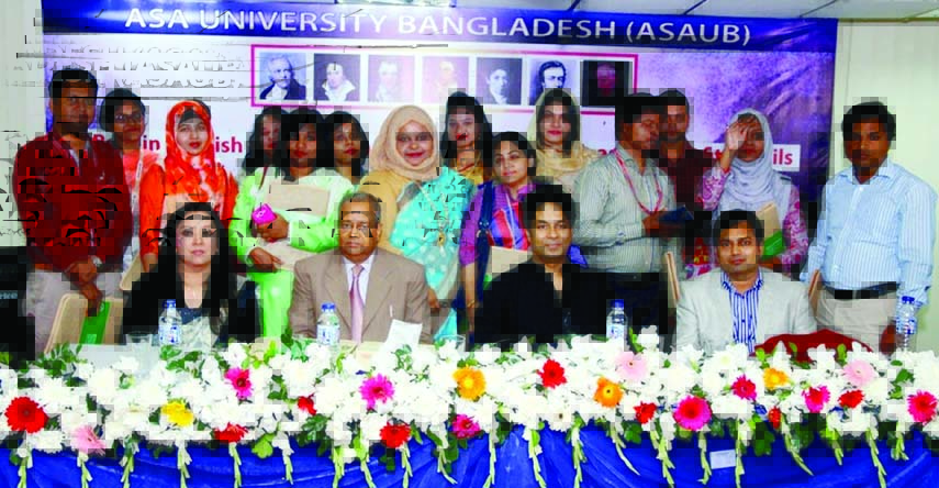 The Department of English of ASA University Bangladesh organized a seminar on "Reading British Romantic Poetry in Bangladesh: Pleasures, Profits, Perils" recemtly. Prof Helal Uz Zaman, Vice Chancellor (In-Charge) of the university seen, a