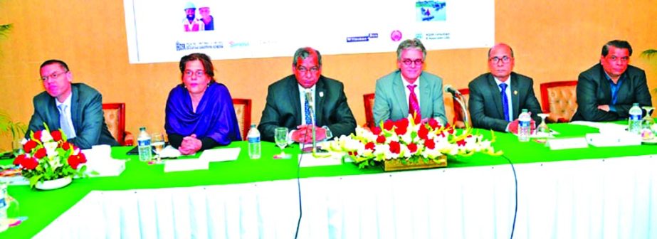 Dhaka WASA and Dutch company Vitens Evides International jointly organized a workshop on drinking water supply infrastructure in a city hotel recently. Taqsem A Khan, Managing Director of Dhaka WASA presided over the workshop. Martine van Hoogstraten, Cha