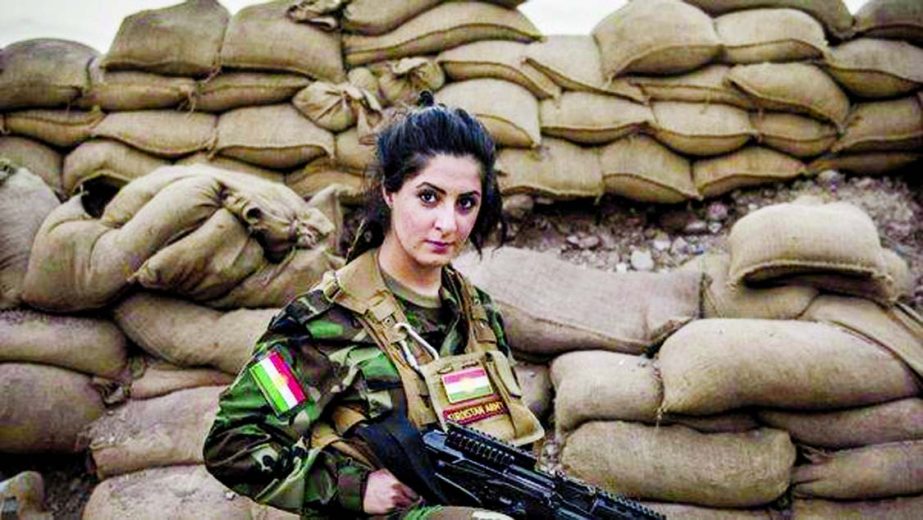 Kurdish-Danish Joanna Palani dropped out of university and travelled to Syria in 2014 at the age of 21 to 'fight for women's rights and European values'