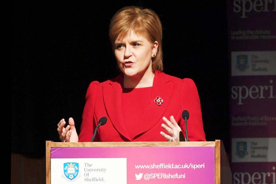 Scottish leader Nicola Sturgeon would prefer Scotland to be "an independent state within the EU""."