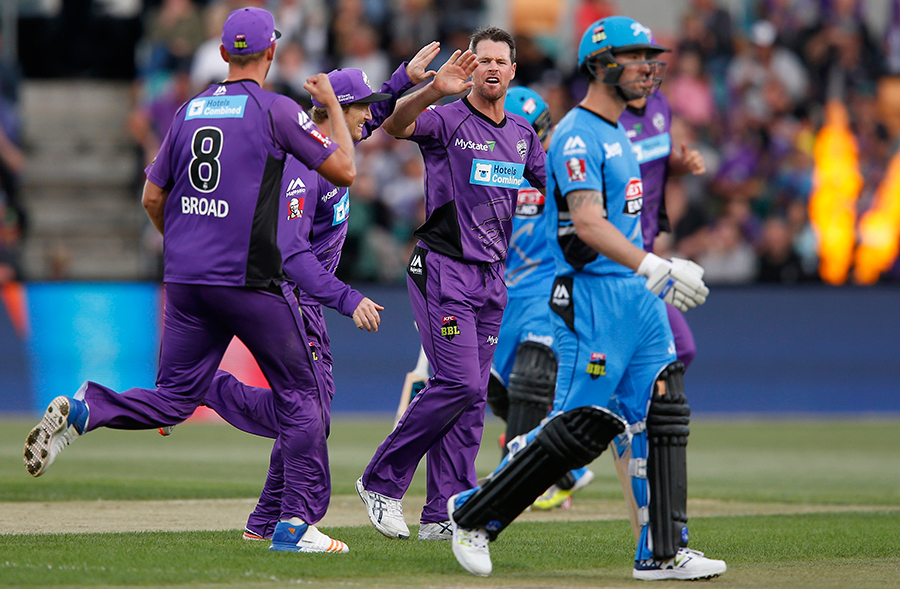 Daniel Christian finished the match with 5 for 14, the second-best figures in the history of the BBL during BBL 2016-17 match between Hobart Hurricanes and Adelaide Strikers Hobart on Monday.