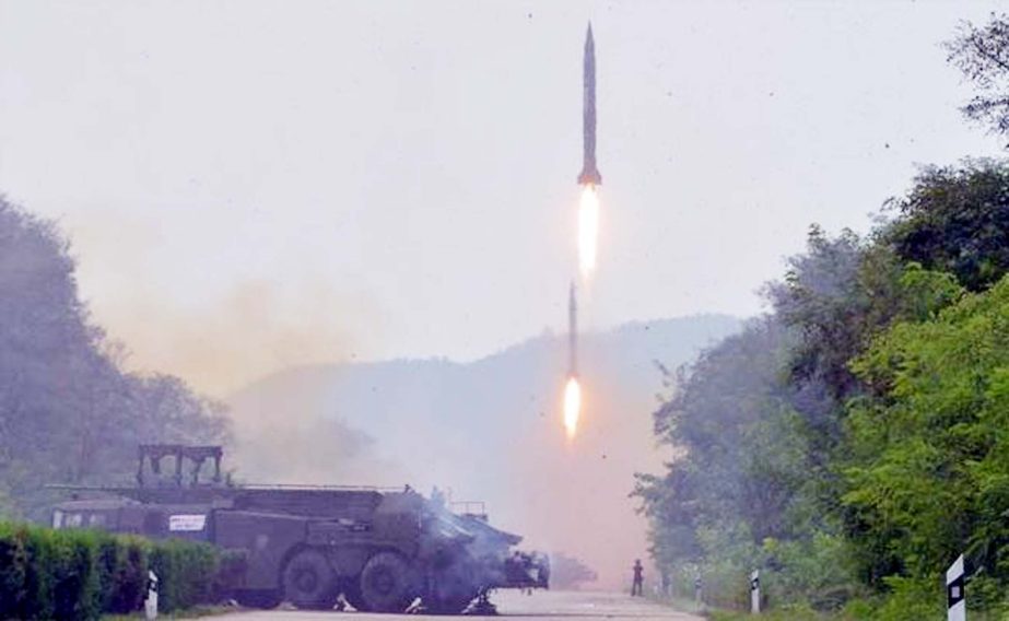 North Korea conducted two nuclear tests and numerous missile launches in 2016.