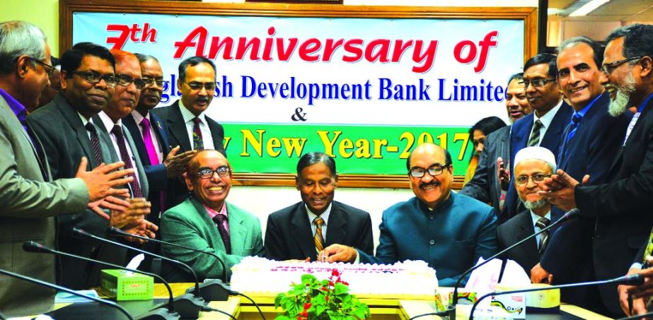 Bangladesh Development Bank Limited celebrated its 7th Anniversary recently in the city. Md Yeasin Ali, Chairman, Board of Directors, Manjur Ahmed, Managing Director, Mushtaque Ahmed Director and high officials of the bank were also attended the occasion.