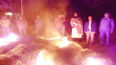 PATUAKHALI: Fisheries Department seized huge current nets in a drive and burnt it recently.