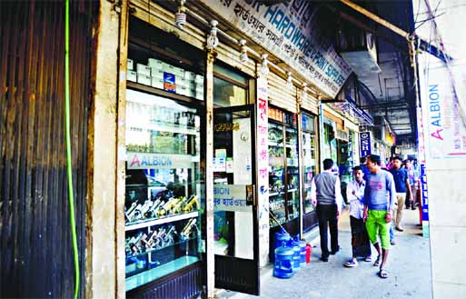 Businessmen of ravaged DNCC market getting preparation to reopen their shops those narrowly saved after four days of deadly fire incident.