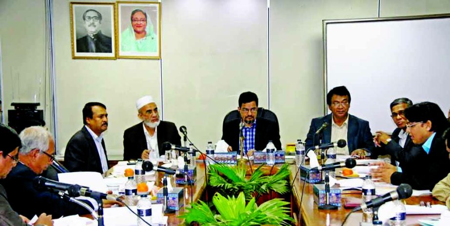 The meeting of Asset Liability Committee (ALCO) of Sonali Bank held in the city on Tuesday. Md. Obayed Ullah Al Masud CEO and Managing Director, Sarder Nurul Amin Deputy Managing Director, Aminuddin Ahmed, Tariqul Islam Chowdhury Genaral Managers of the b