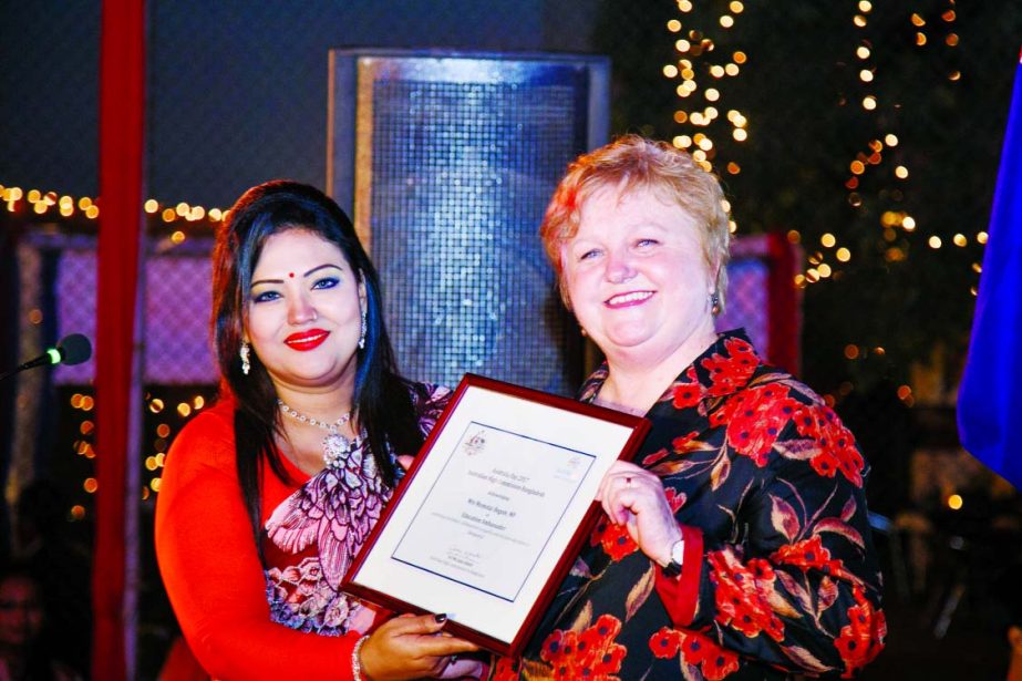 The Australian High Commissioner to Bangladesh, Julia Niblett hosted an Australia Day reception on January 24. Niblett also announced Bangladesh Parliamentary Standing Committee member and popular folk singer Momotaz Begomâ€™s appointment as an Ambas