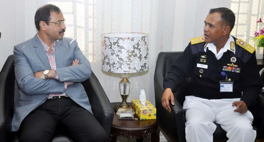 Area Commander of Chittagong Naval Rear Admiral M Abu Ashraf called on CCC Mayor AJM Nasir Uddin at his office yesterday.