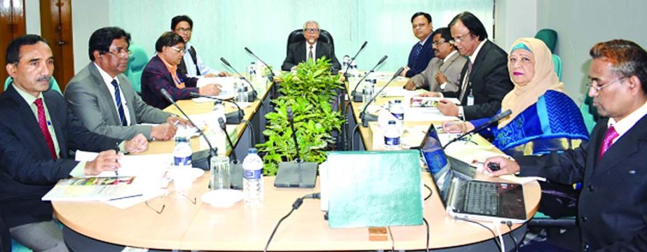 Sheikh Aminuddin Ahmed, Chairman, Board of Directors of Bangladesh House Building Finance Corporation (BHBFC) presided over its 444th Board Meeting at its Head Office in the city recently. Sudhangshu Shekhor Biswas, Md Akter-uz-Zaman, Md Jalal Uddin, Sham