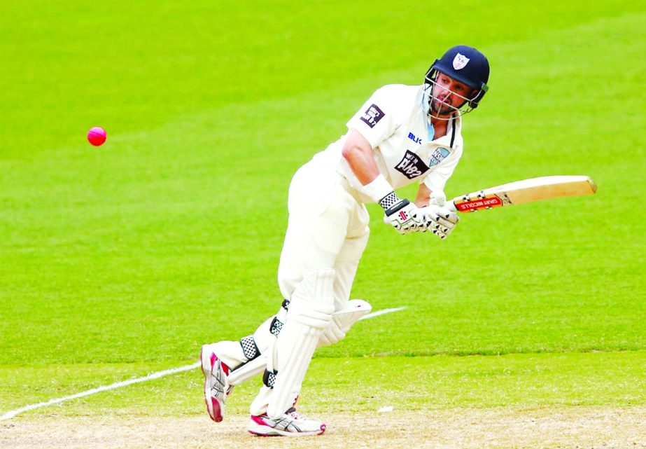 Ed Cowan converted his 23rd first-class century into a double ton during the Day 3 of the Sheffield Shield between Victoria and New South Wales at Melbourne in Australia on Friday.