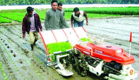 RANGPUR: Farmers cultivating stress-tolerance and disease resistance crop varieties using latest mechanised technology to increase agro- production for ensuring food security amid changing climate in the northern region.