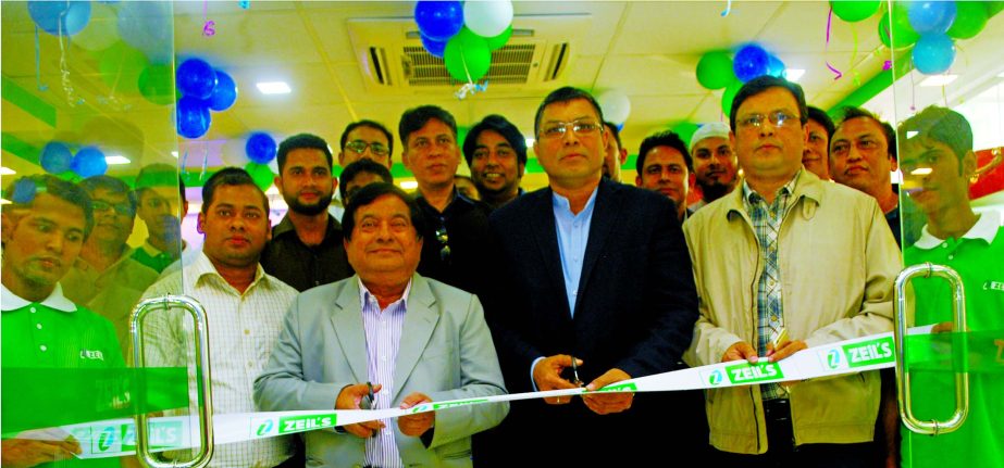 Zeil's Shop Ltd has recently opened a new shop at Middle Badda, in the city. Zahir Uddin Tarik Chairman, Jashim Md. Al -Amin Managing Director and M.A Quader, Executive Director of the company together inaugurated the shop.