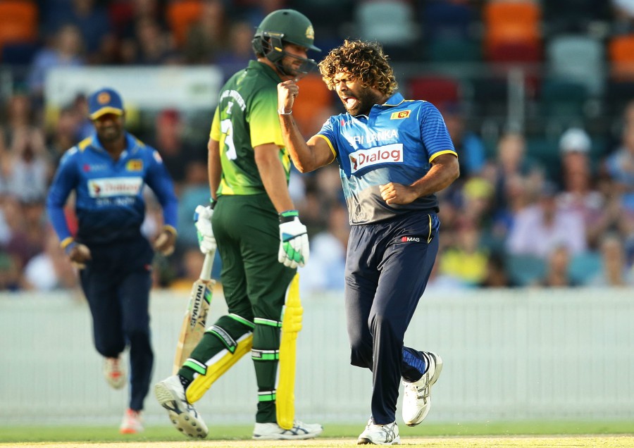 Lasith Malinga struck in his first over on his return from injury during the Tour match between Prime Minister's XI and Sri Lanka at Canberra on Wednesday.