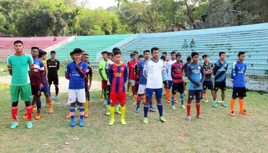 The selection process for the National Football Competition of Under-18 was inaugurated in Bandarban on Friday.