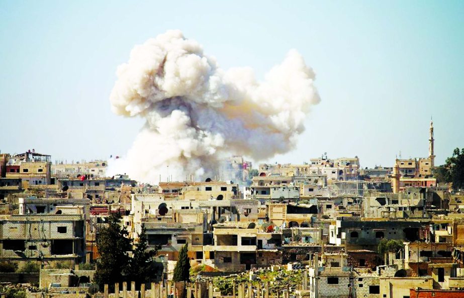 Fighting in Syria has continued in the runup to the Geneva peace talks.