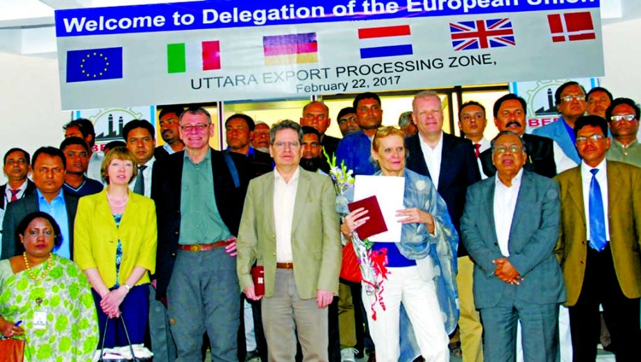 A delegation team led by Foreign Minister Abul Hassan Mahmood Ali, MP along with Ambassador of the European Union to Bangladesh including Ambassadors of Germany, Netherlands, UK and Denmark visit Uttara EPZ recently at Nilphamari. Md Tanvir Hossain, GM, U