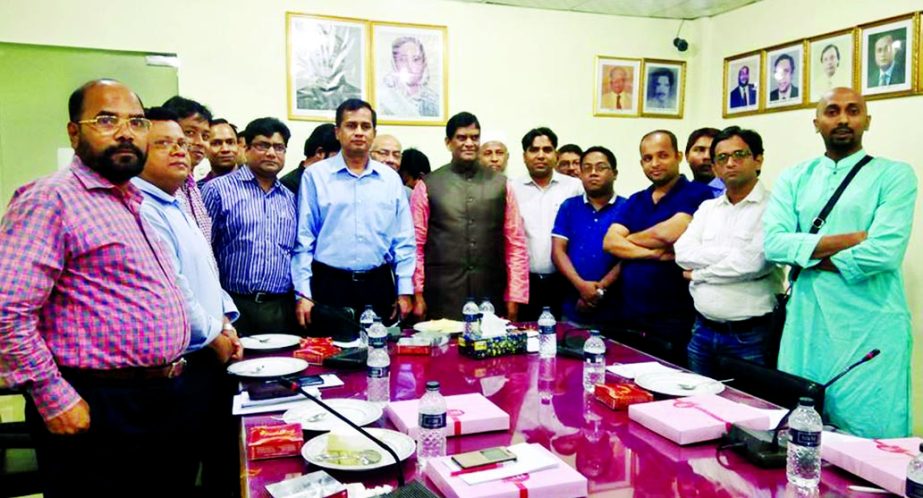 Benjir Ahmed, President, Bangladesh International Recruiting Agencies (BAIRA) presided over a view exchange meeting with Journalists Forum on Migration (JFM) leaders in the city on Sunday. MdRuhul Amin Swapan, Secretary General, Shameem Ahmed Chowdhury No