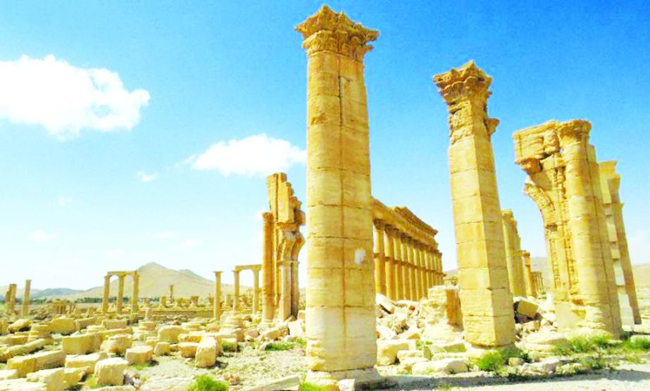 Palmyra's ancient ruins have long been listed by UNESCO as a world heritage site.