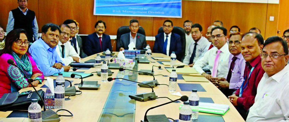 Md. Abdus Salam Azad, Acting CEO and Managing Director of Janata Bank Limited attended a meeting of Core Risk Examination as chief guest on Thursday. Khondokar Ataur Rahman, GM, Risk Management Division of JBL presided over the meeting while Md. Nazim Udd