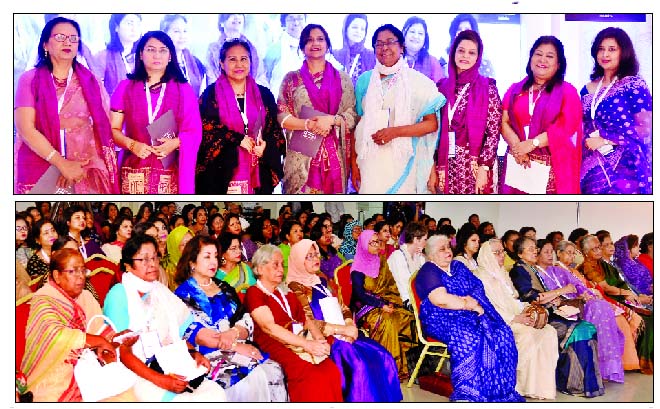 Marking the International Women's Day, 'An Energis Initiative' organised a discussion titled HerStroy. Women Trailblazers and a Panel on Transformation Visions: Women, Work and Leadership at MIDAS Centre in the city on Saturday. Among others, State Min