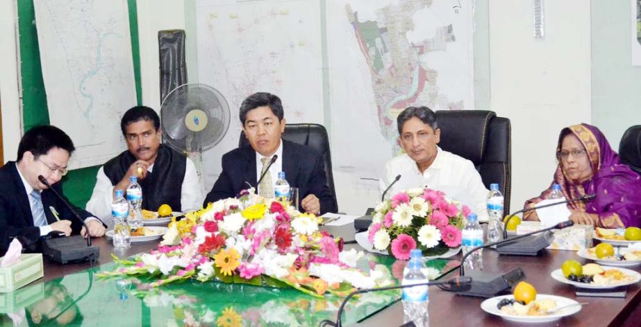 CDA Chairman Abdus Salam attended a discussion meeting with Ambassador of China Ma Ming Ziang at the Conference Room of CDA on Sunday. Former board members Mofizur Rahman, Secretary of CDA Tahera Ferdousi, Chief Engineer Md Jasimuddin, Superintending E
