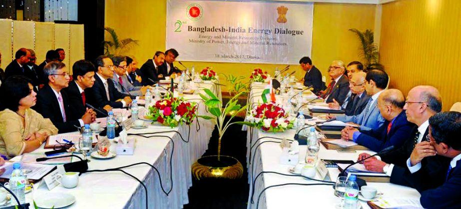 Energy Division Secretary Nazimuddin Chowdhury and Secretary of Petroleum and Natural Gas Ministry of India KD Tripathi attended Bangladesh-India 2nd Energy Dialogue at a city hotel on Saturday. High officials from both the countries attended the program