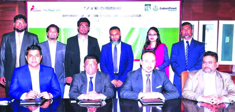 City Bank recently signed an agreement with Islamic Corporation for the Development of the Private Sector (ICD) and CodersTrust Bangladesh with an aim to facilitate the development of IT related capabilities of Bangladeshi freelancers. Sohail R. K. Hussai
