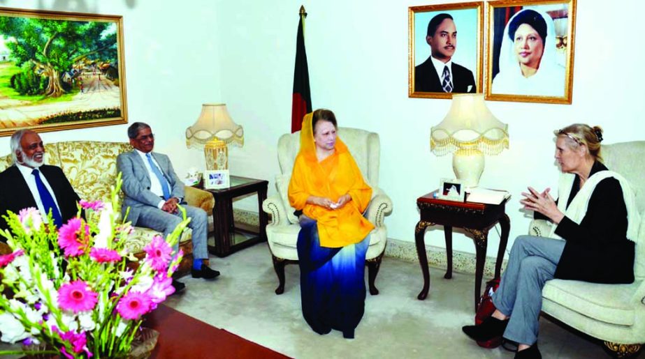 Netherlands Ambassador to Bangladesh Leoni Margarethe Cuelenaere made a courtesy call on BNP Chairperson Begum Khaleda Zia at her Gulshan office yesterday.