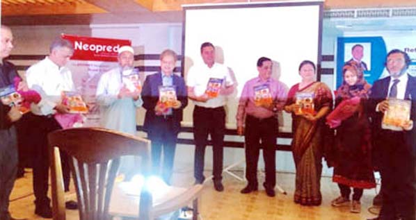 A view of the cover unveiling ceremony of a textbook on â€˜Cataract Surgery and Phaco emulsificationâ€™ written by Dr Munirul Huq, Dr Niaz Rahman, Dr Mahbubur Rahman Chowdhury and Dr Mehdi Vazeen held at a city hotel recently.