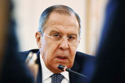 Russian Foreign Minister Sergei Lavrov spoke with US Secretary of State Rex Tillerson about a Moscow-backed plan to investigate an alleged chemical attack in Syria