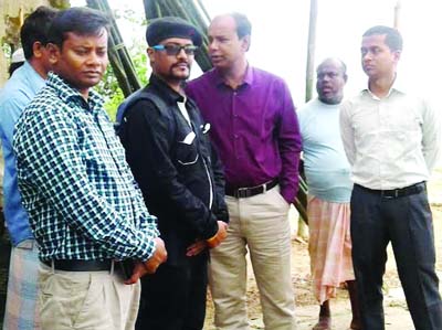 SYLHET: Shahidul Islam Chowdhury, ADC, Sylhet visited flood affected Hakaluki Haor on Friday .