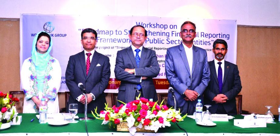 The Institute of Chartered Accountants of Bangladesh (ICAB) and the World Bank jointly organized a 'Workshop on "Roadmap to Strengthening Financial Reporting Framework for Public Sector Entities' at a city hotel recently. Masud Ahmed, Comptroller and A