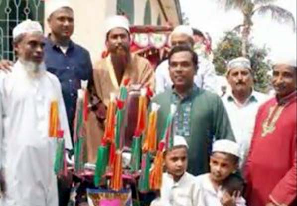 An electric cycle rickshaw was donated recently to a Sylhet mosque.
