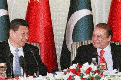 The signing ceremony was witnessed by Prime Minister Nawaz Sharif and Chinese Premier Li Keqiang.