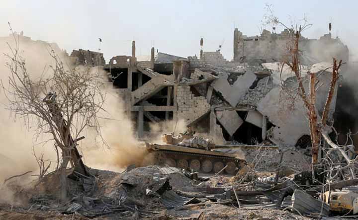 Syria says US air strike killed several people and caused material damage. AP file photo