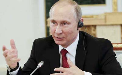 Vladmir Putin said it's possible that Russia could have been framed by hackers from others.