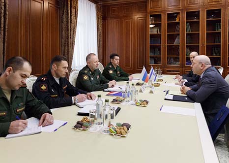Deputy Defence Minister Alexander Fomin held negotiations with Zoran Djordjevic, Minister of Defence of the Republic Serbia, in Moscow.