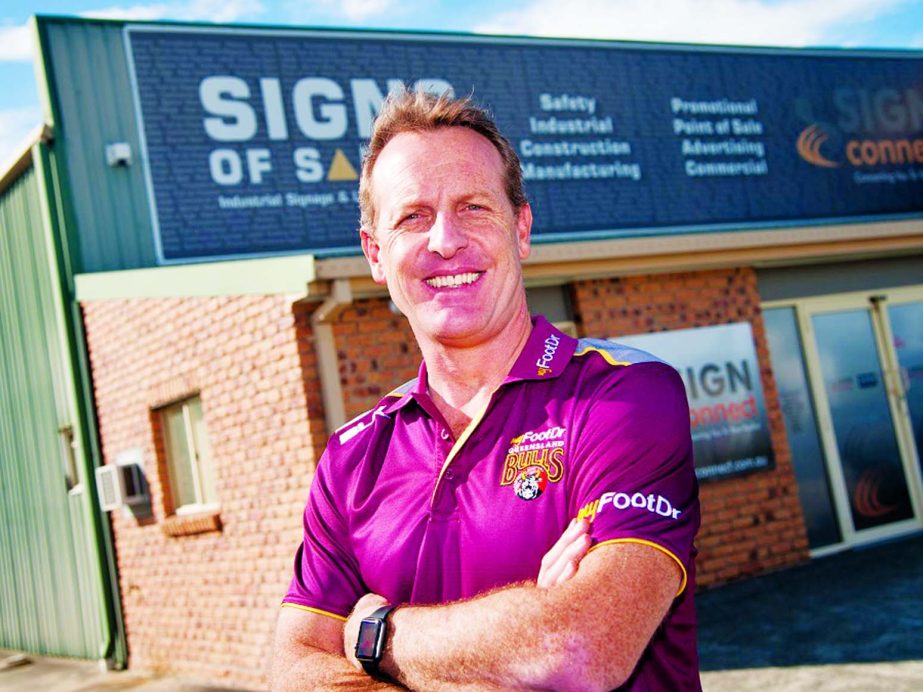 New coach of Queensland Wade Seccombe poses at Brisbane on Friday.