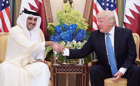 US has held a series of telephone calls with both Riyadh and Doha in recent days.