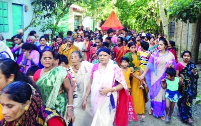 MADHUKHALI (Faridpur): Rath Yatra of Hindu Community was observed in Madhukhali Upazila recently.