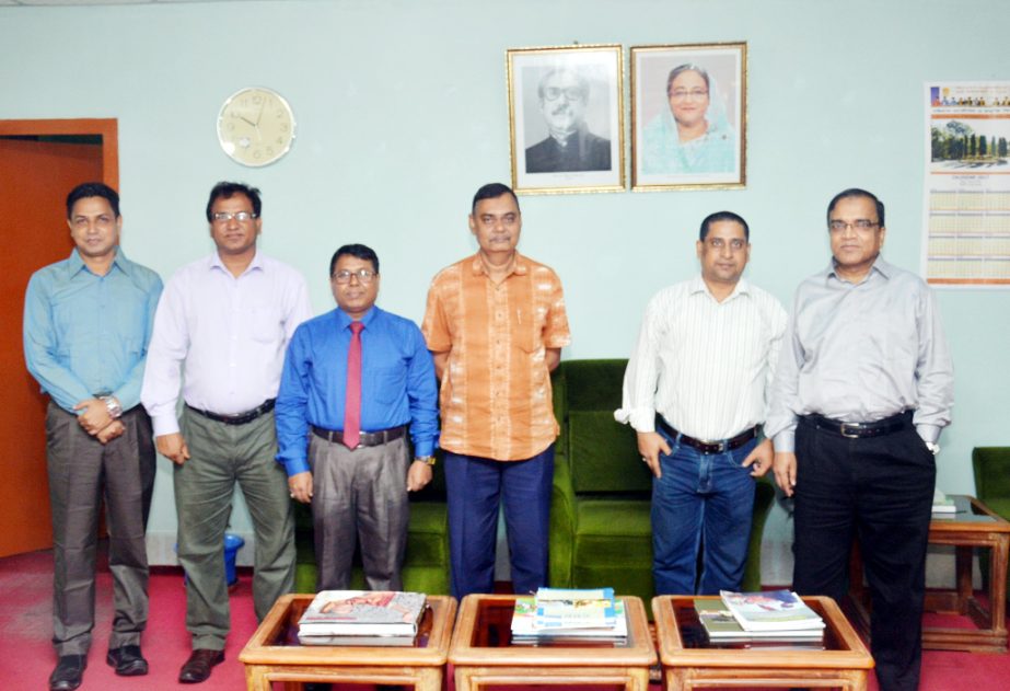 Prof Dr Md Rofiqual Alam, VC, CUET attending an Eid re-union programme with staff of the University yesterday.