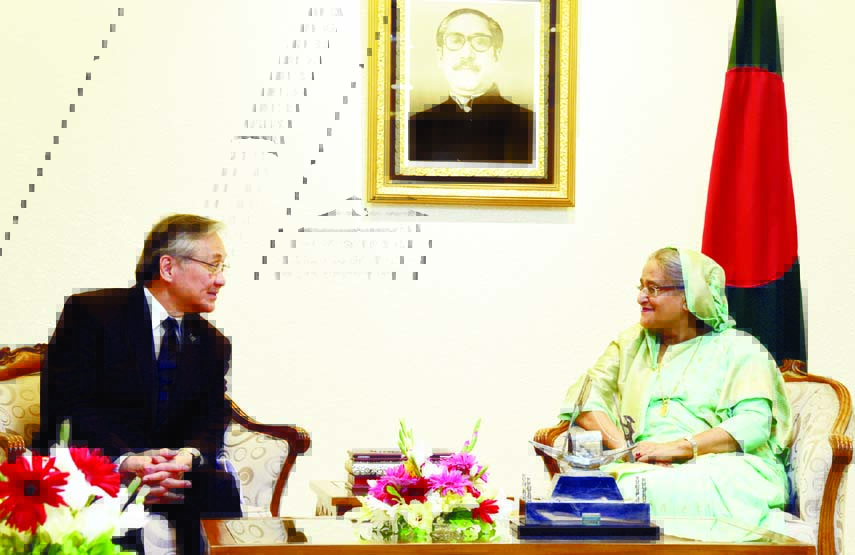 Foreign Minister of Thailand Mr. Don Pramudwinai called on Prime Minister Sheikh Hasina at the latter 's office on Thursday. Photo: BSS