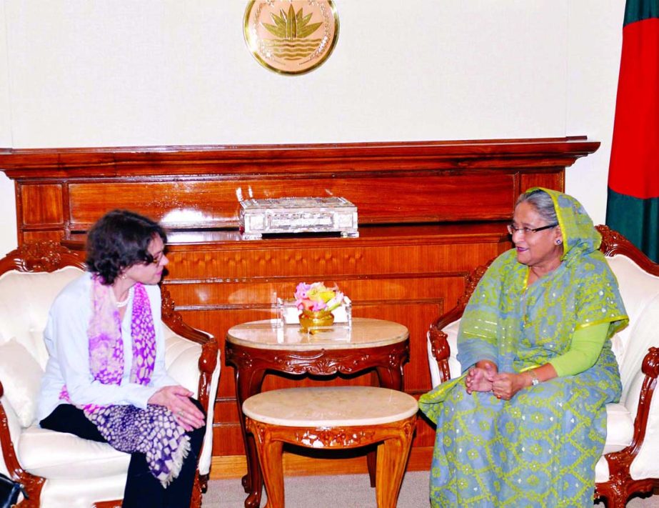 French Ambassador to Bangladesh Sophie Auber called on Prime Minister Sheikh Hasina at her office yesterday morning.