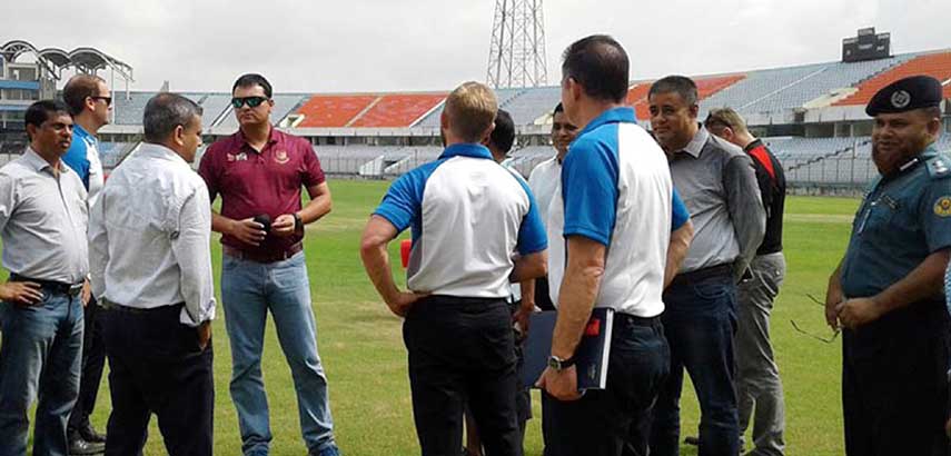 Australian Cricket team visited Chittagong Johur Ahmed Chowdhury Stadium on Thursday .