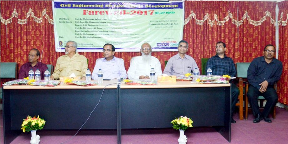 The farewell programme of the 43rd batch of Civil Engineering Department of CUET was held recently.