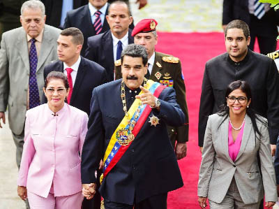 Speaking to a new, all-powerful loyalist assembly he saw installed through elections last month, Maduro said he had instructed his foreign minister to set it up "so I have a personal conversation with Donald Trump."