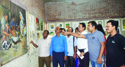 KHULNA: An art exhibition on the occasion of birth anniversary of eminent artist SM Sultan was held at Khulna University yesterday.