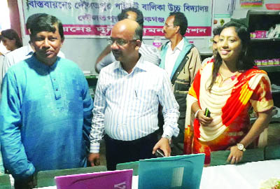 MANIKGANJ: Nazmus Sadat Salim, DC, Manikganj inaugurating Sotota Store at Daulatpur Upazila oranised by Anti- Corruption Commission recently.